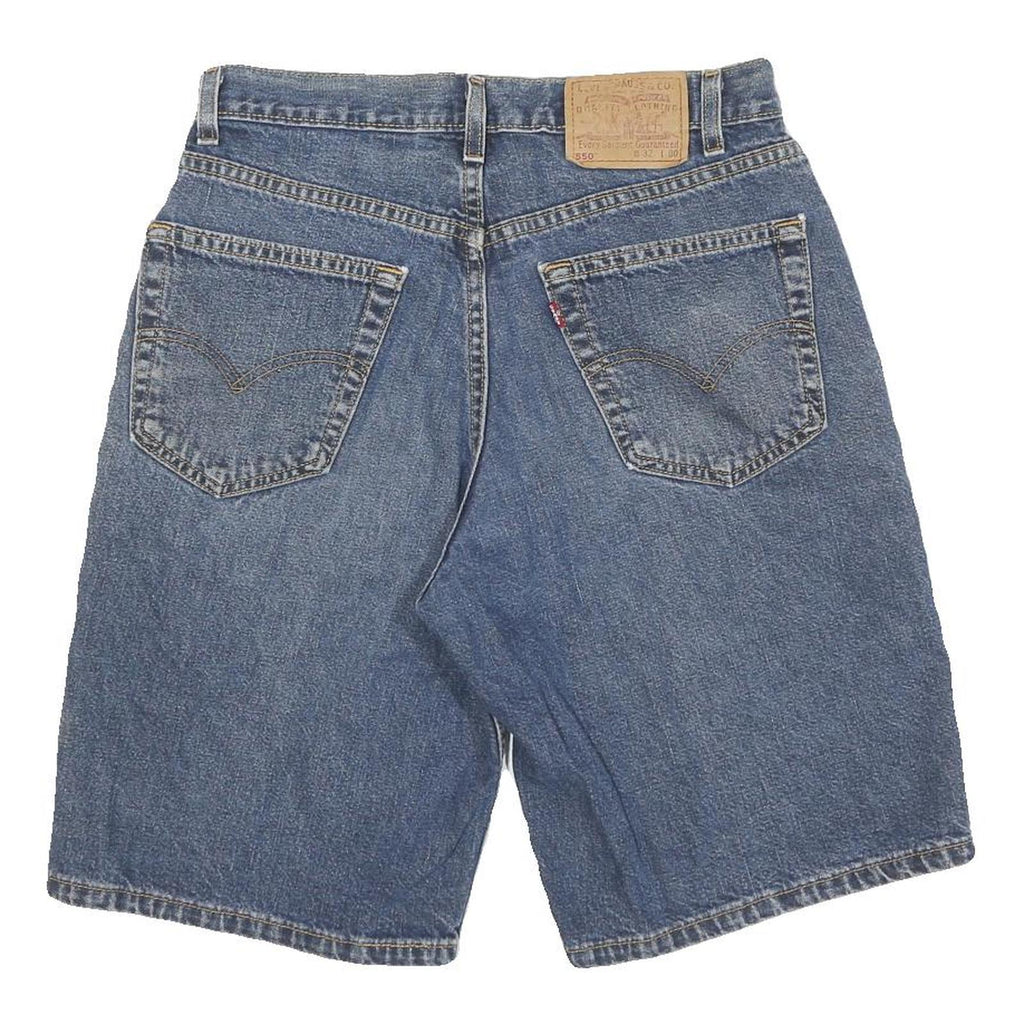 LEVI'S Mens Denim Blue Casual Shorts L W32 Classic Fit Cotton