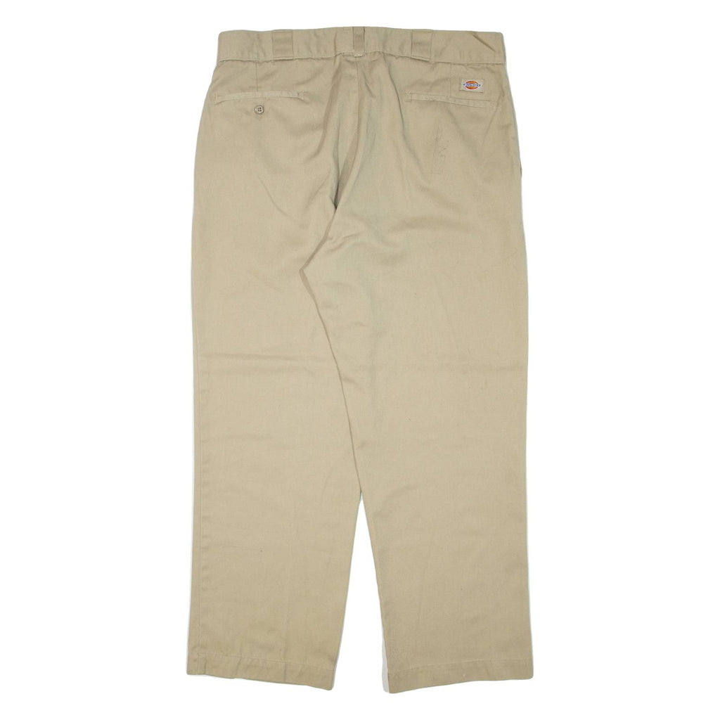 DICKIES Mens Trousers Beige Regular Tapered W36 L28