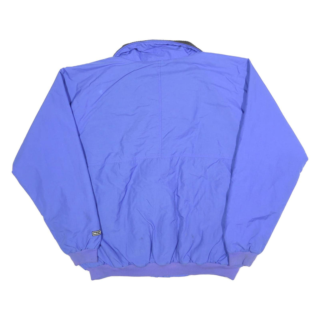 HELLY HANSEN Mens Blue Jacket L Polyester Zip Casual Outdoor Sport