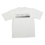 ALL SPORT Mens White Grey Graphic T-Shirt L Short Sleeve Crew Neck Delivery