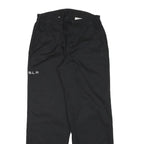 RED KAP Mens Black Cotton Blend Regular Straight Trousers W28 L30 Classic