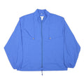 VVC Mens Blue Jacket M Polyester Blend Plain Zip Closure Lightweight