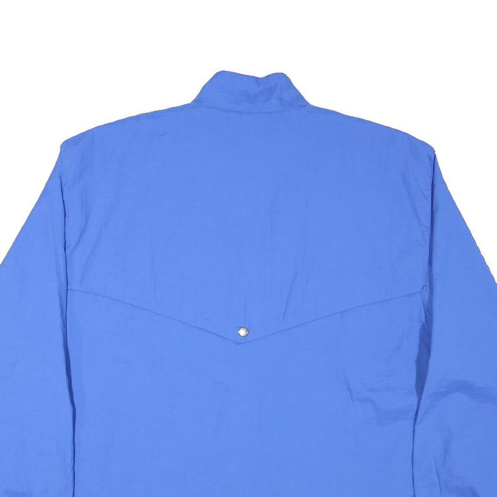 VVC Mens Blue Jacket M Polyester Blend Plain Zip Closure Lightweight