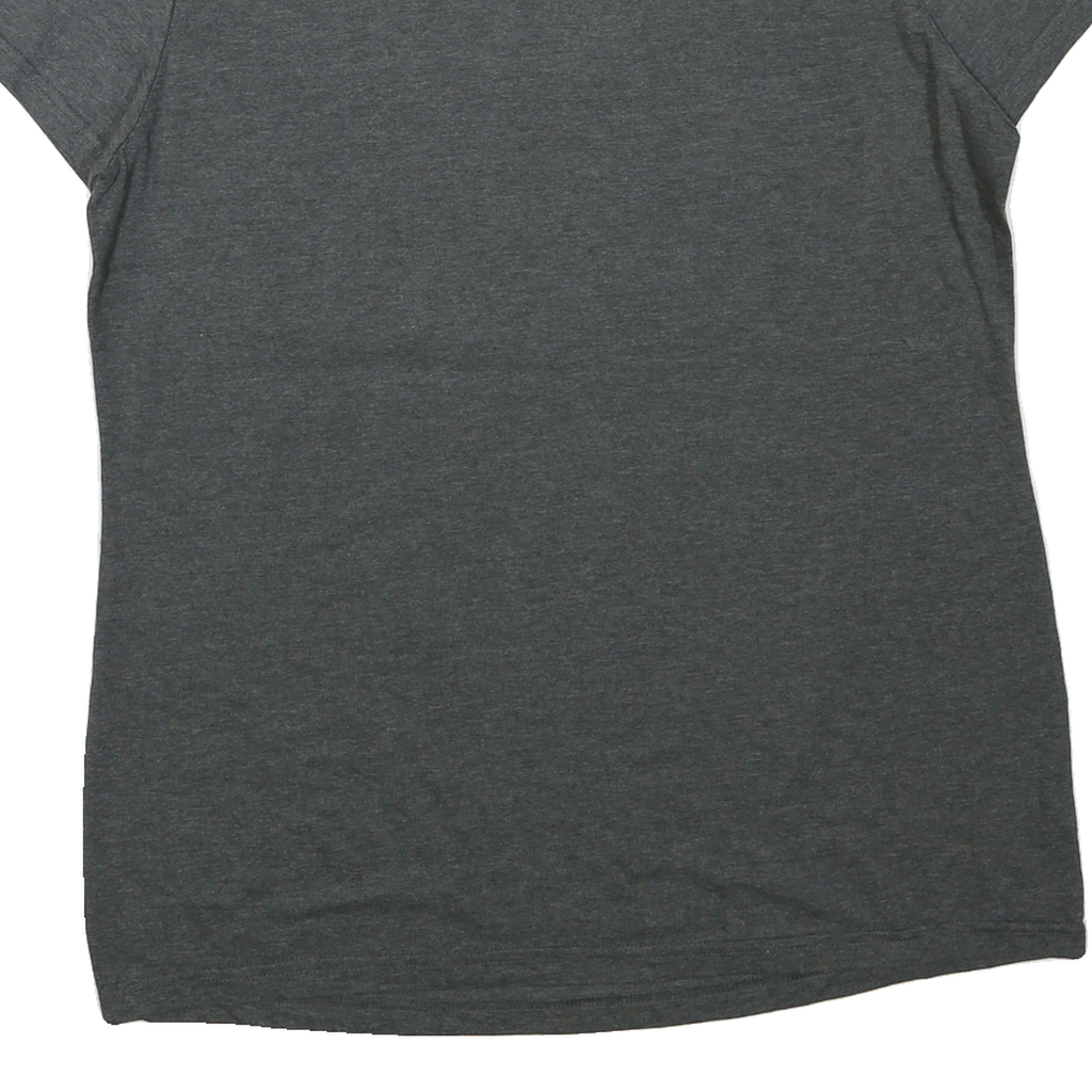 ADIDAS Womens Grey & Pink Logo Graphic T-Shirt XL Short Sleeve Crew Neck