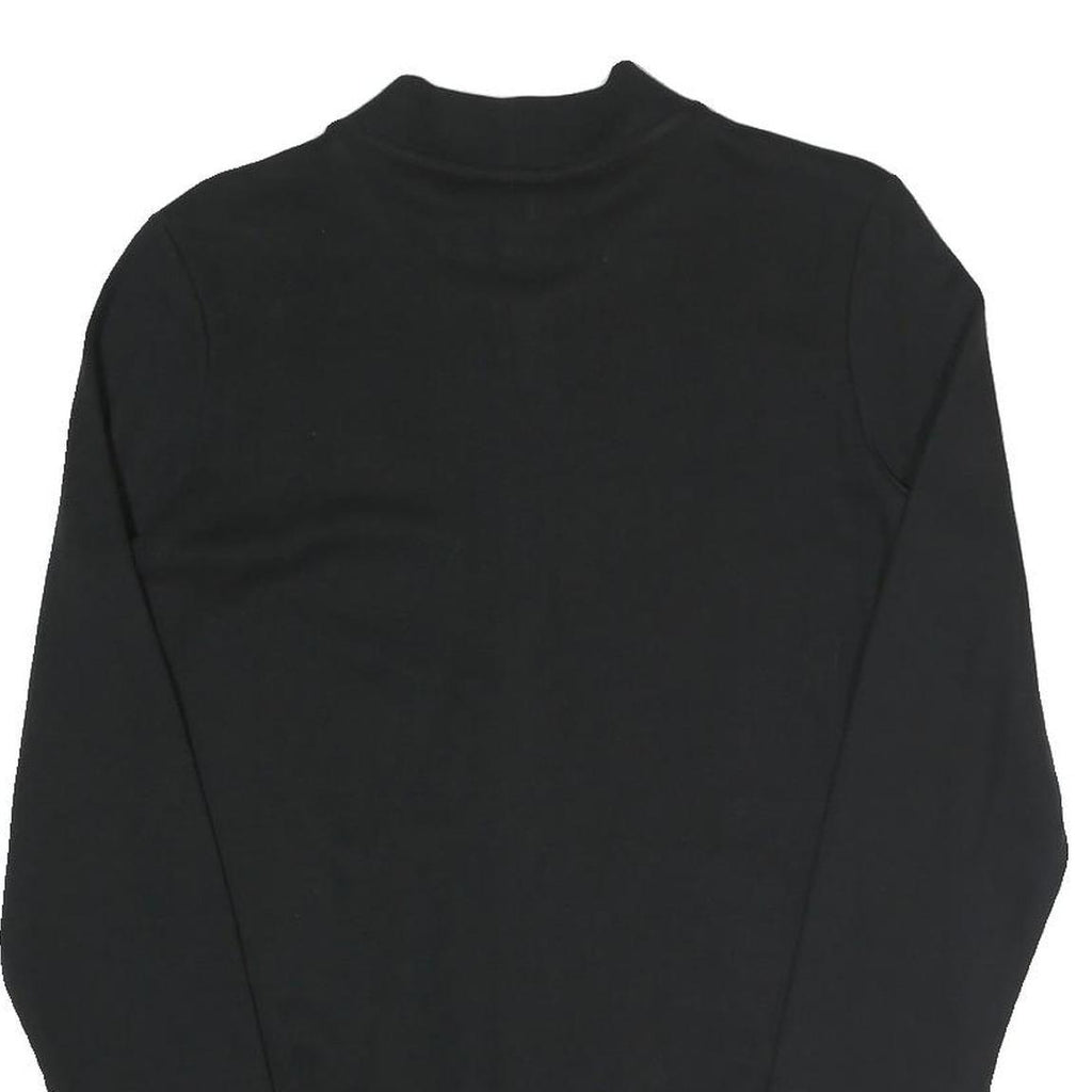 NIKE Mens Black Jacket S Cotton Blend Plain Zip Sportswear Casual Comfortable