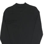 NIKE Mens Black Jacket S Cotton Blend Plain Zip Sportswear Casual Comfortable