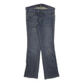 CALVIN KLEIN Womens Blue Regular Fit Straight Denim Jeans W32 L30 Classic Cotton