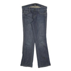 CALVIN KLEIN Womens Blue Regular Fit Straight Denim Jeans W32 L30 Classic Cotton