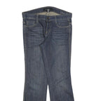 CALVIN KLEIN Womens Blue Regular Fit Straight Denim Jeans W32 L30 Classic Cotton