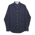 TOMMY HILFIGER Mens Blue Shirt S Cotton Button Down Long Sleeve Classic Fit