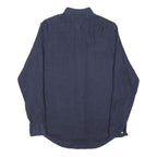 TOMMY HILFIGER Mens Blue Shirt S Cotton Button Down Long Sleeve Classic Fit