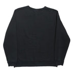 PUMA Mens Black Cotton Blend Crew Neck M Sweatshirt Logo Printed