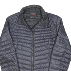 MAMMUT Mens Black Lightweight Jacket S Polyester Blend Zip Quilted Reflective