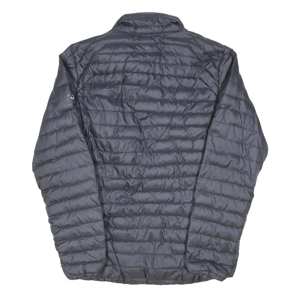 MAMMUT Mens Black Lightweight Jacket S Polyester Blend Zip Quilted Reflective