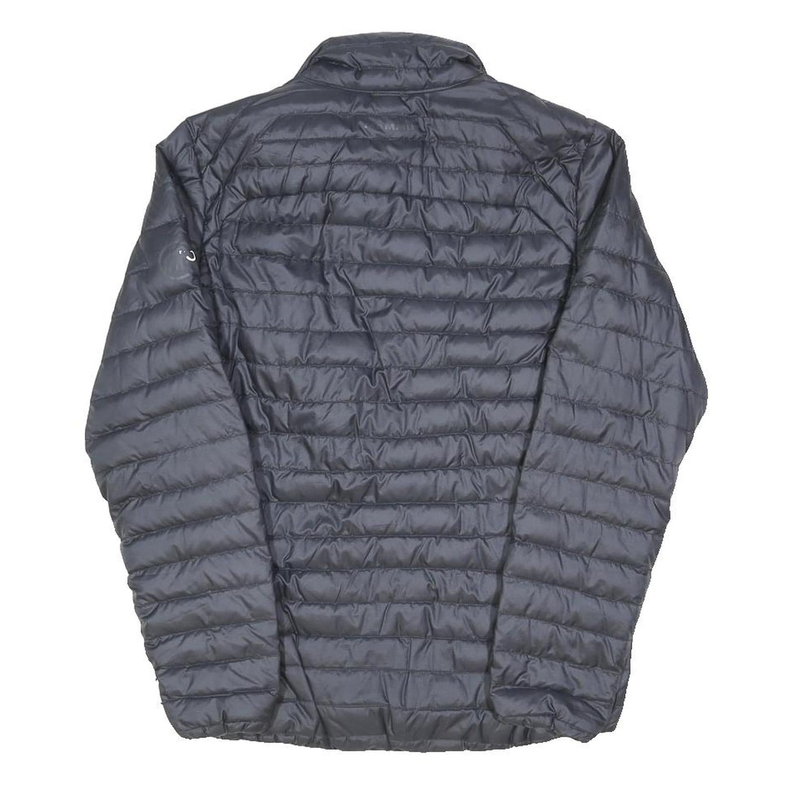 MAMMUT Mens Black Lightweight Jacket S Polyester Blend Zip Quilted Reflective