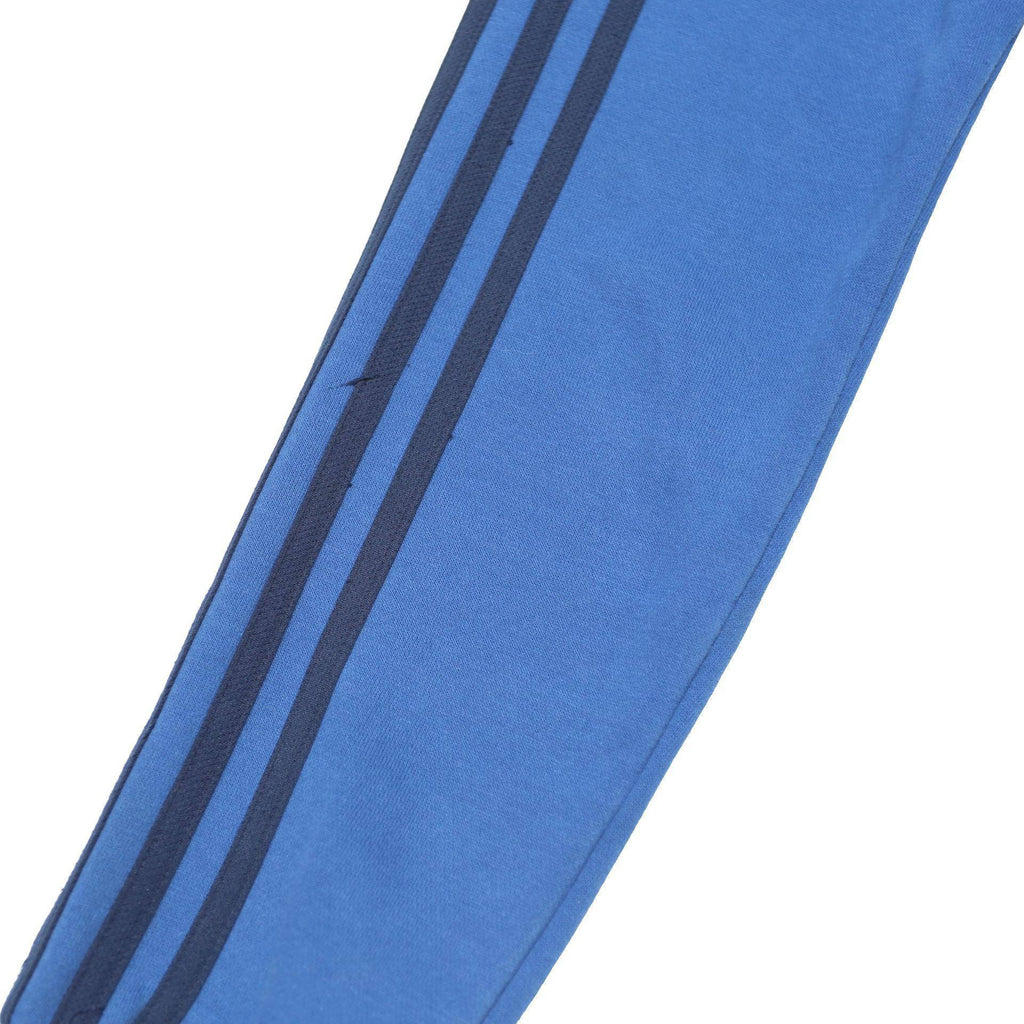 ADIDAS Boys Grey & Blue Full Zip Hoodie 12-13Y Cotton Blend Jersey Sportswear