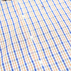 TOMMY HILFIGER Mens Blue & Brown Check Shirt XL Casual Button Down Cotton