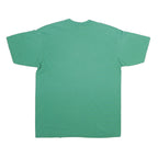 HANES Mens Green Vessels 1990 Graphic T-Shirt L Short Sleeve Crew Neck Vintage