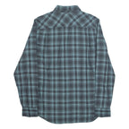 VANS Mens Shirt Blue Check Long Sleeve S