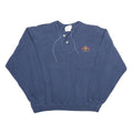 OUTFIT Mens Blue Pullover Sweatshirt L Mendoono Embroidered Logo