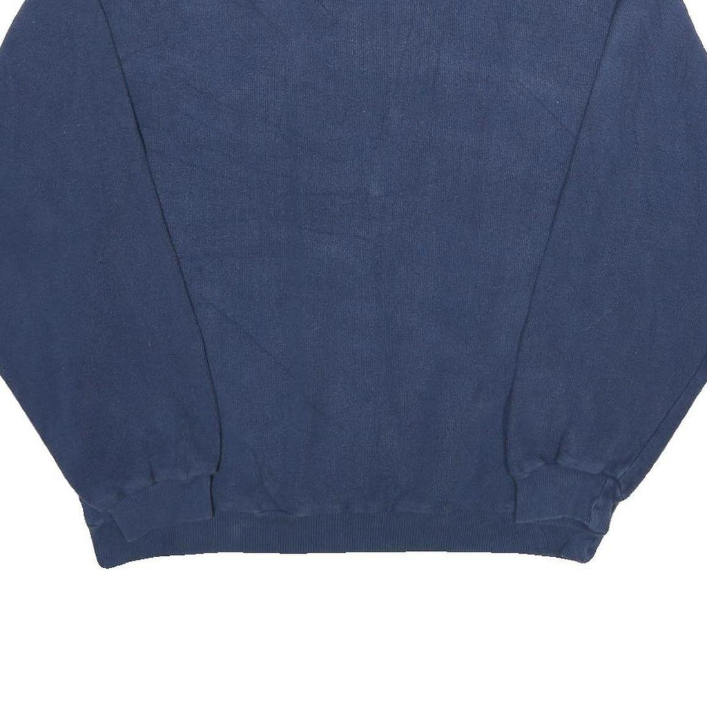 OUTFIT Mens Blue Pullover Sweatshirt L Mendoono Embroidered Logo