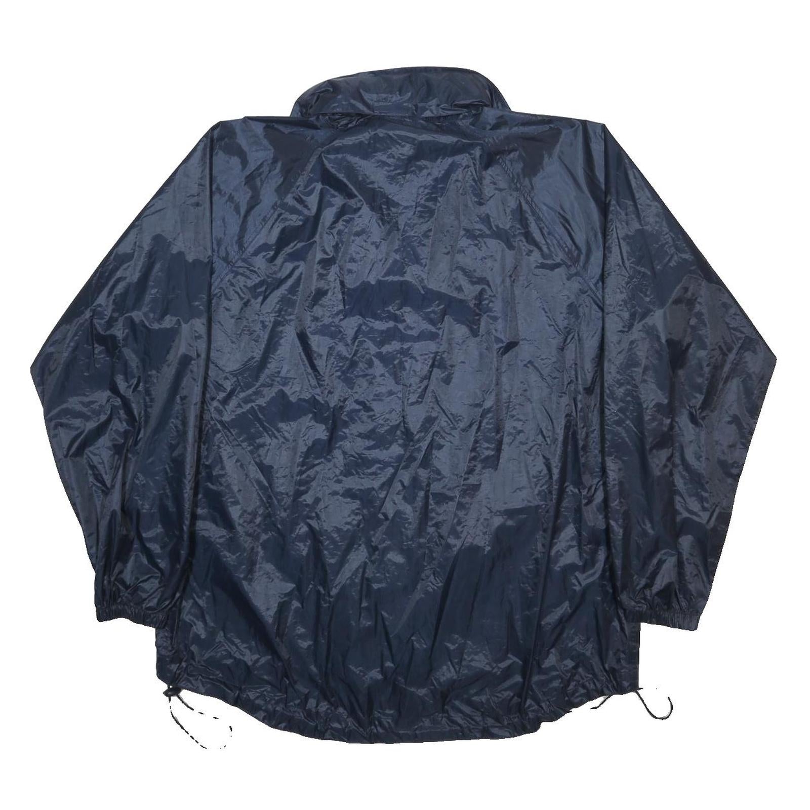 DICKIES Mens Navy Blue Zip Jacket Polyester L Lightweight Casual Practical
