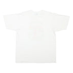 THE BEST Mens White World Lst Margarita Graphic T-Shirt L Short Sleeve Crew Neck