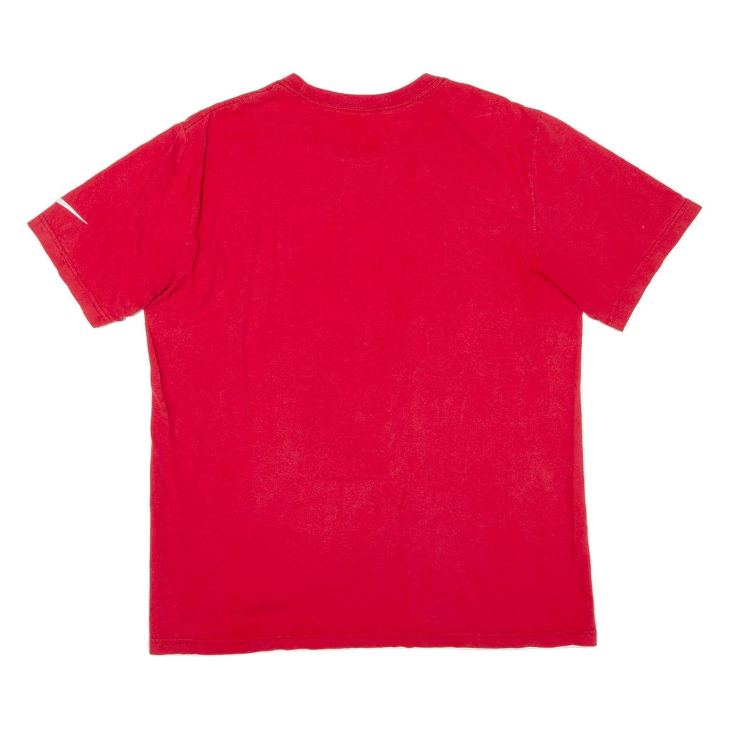NIKE Mens T-Shirt Red L