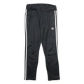 ADIDAS Mens Joggers Black & White Slim Tapered XS W28 L28 Cotton Blend