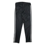 ADIDAS Mens Joggers Black & White Slim Tapered XS W28 L28 Cotton Blend