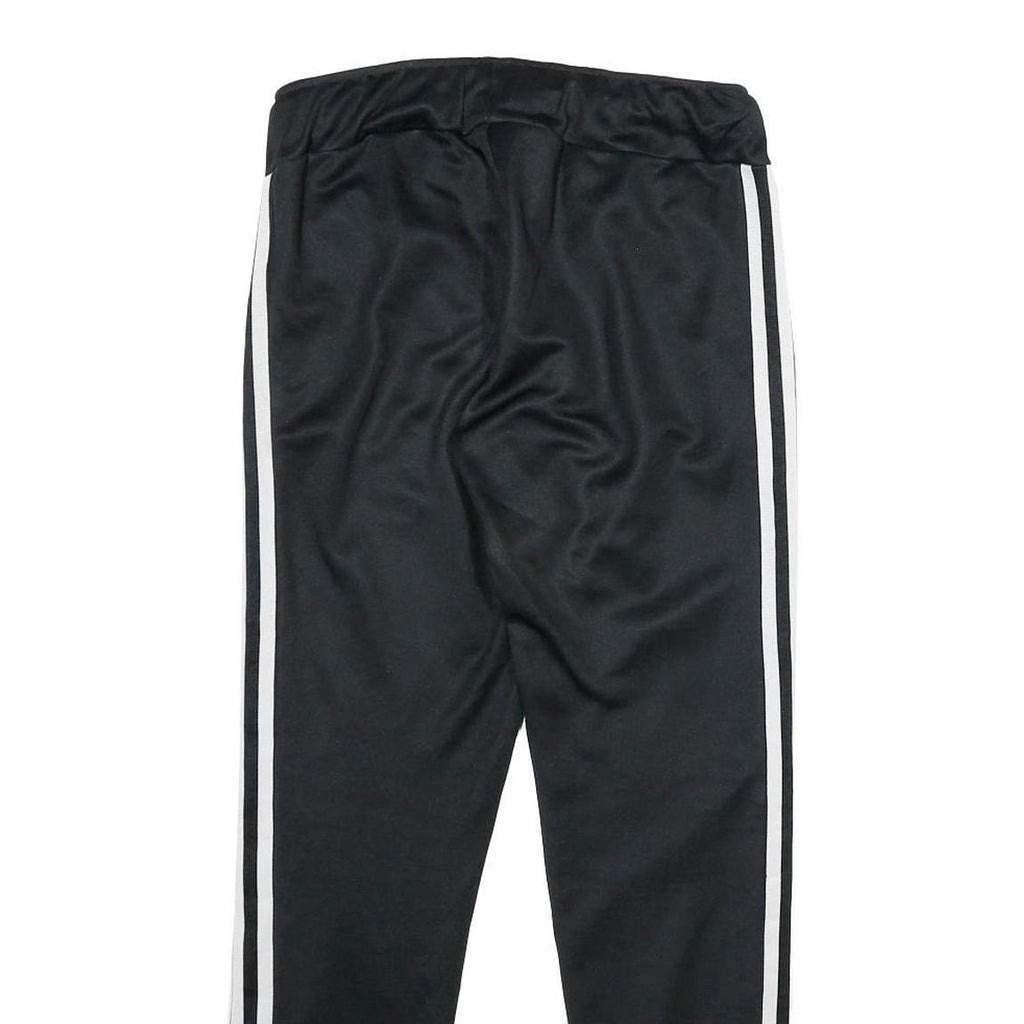 ADIDAS Mens Joggers Black & White Slim Tapered XS W28 L28 Cotton Blend