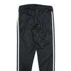 ADIDAS Mens Joggers Black & White Slim Tapered XS W28 L28 Cotton Blend