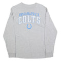 MAJESTIC Mens Grey Indianapolis Colts Long Sleeve Crew Neck T-Shirt M Cotton
