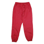 PRO PLAYER Mens Joggers Red XL W32 L32 Nylon Regular Tapered Drawstring
