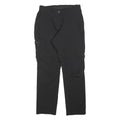 CRIVIT Womens Black Regular Fit Straight Leg Trousers Polyester Blend W30 L28