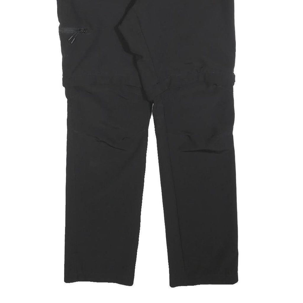 CRIVIT Womens Black Regular Fit Straight Leg Trousers Polyester Blend W30 L28