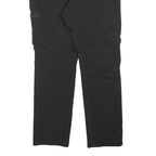 CRIVIT Womens Black Regular Fit Straight Leg Trousers Polyester Blend W30 L28