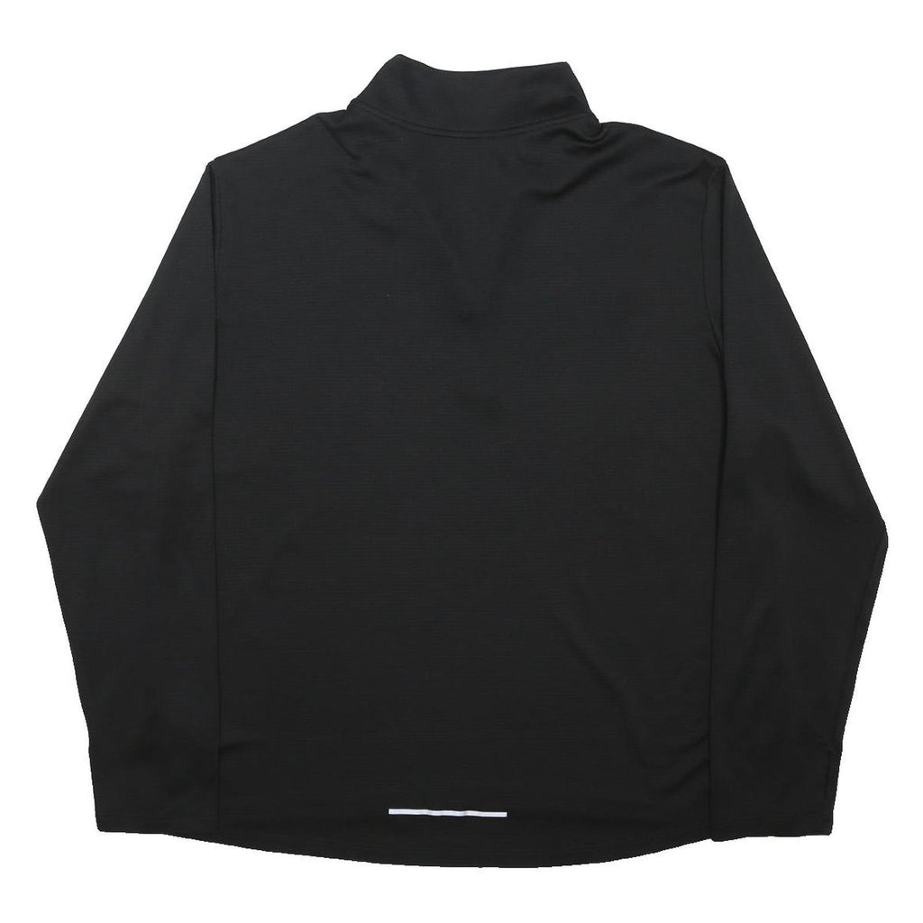 NIKE RUNNING Mens Black 1/4 Zip 2XL Sweatshirt Athletic Sportswear