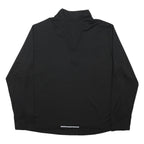NIKE RUNNING Mens Black 1/4 Zip 2XL Sweatshirt Athletic Sportswear