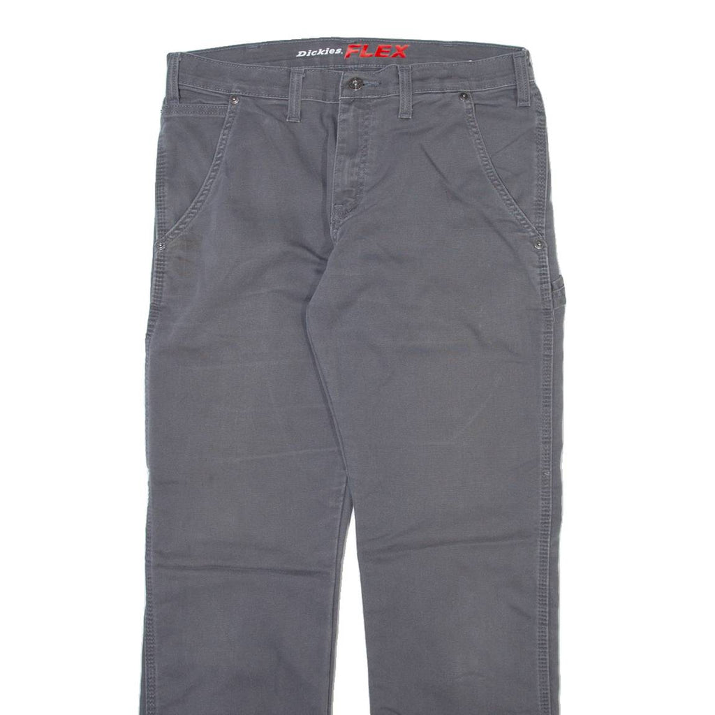 DICKIES Carpenter Womens Trousers Grey Regular Straight W32 L32