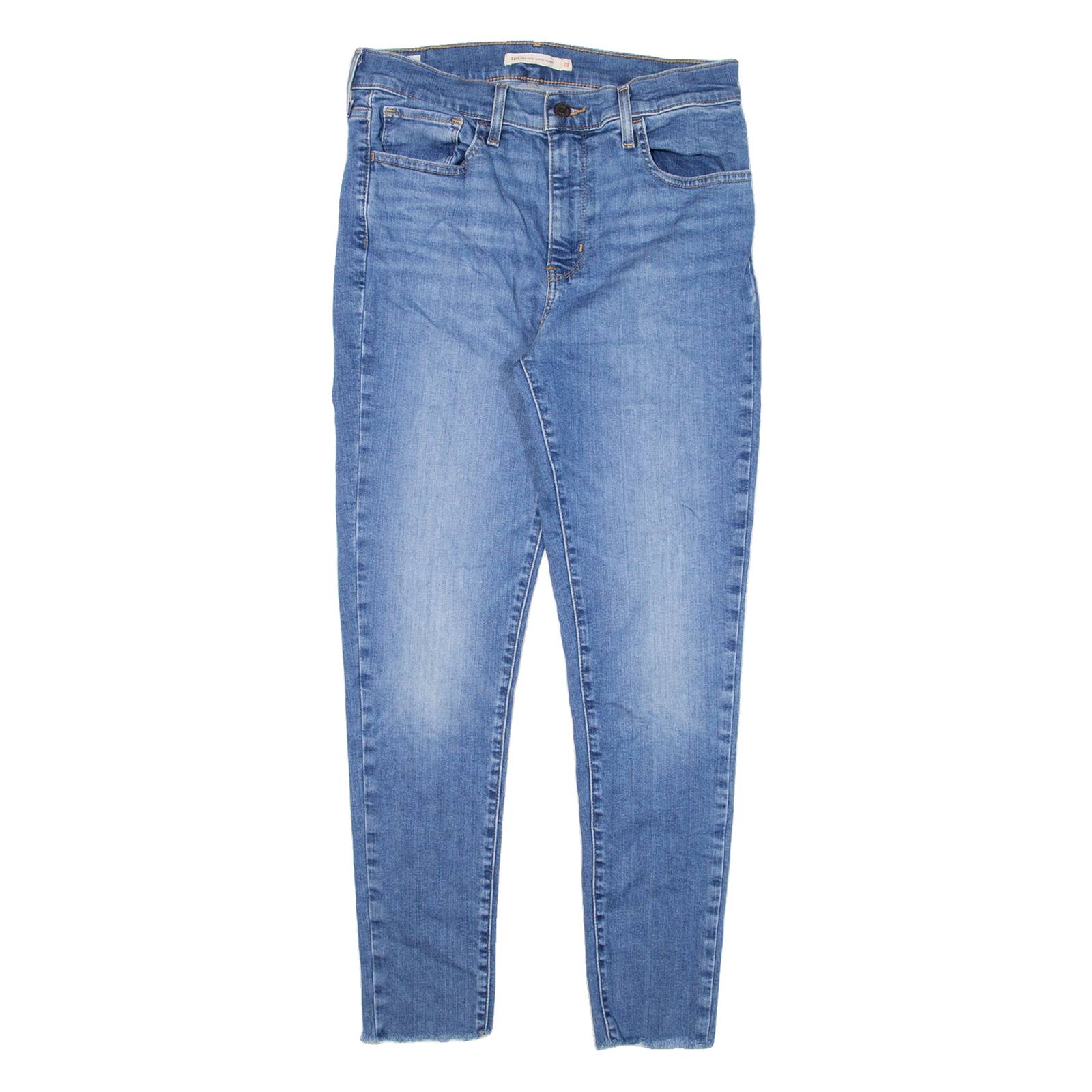 LEVI'S 720 BIG E High Rise Womens Jeans Blue Slim Skinny W28 L26
