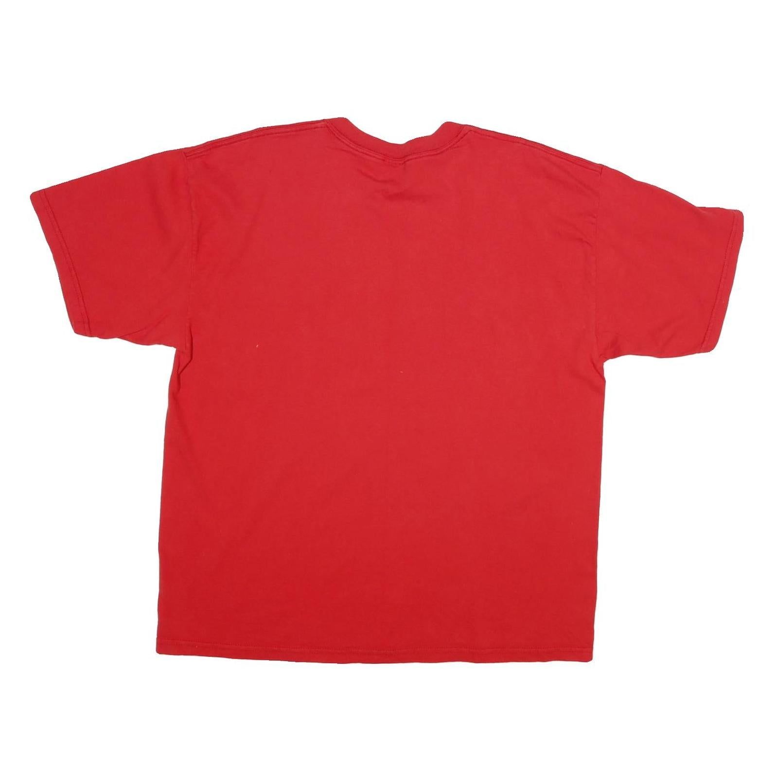 GILDAN Mens Red Indiana Hoosiers Final Four Graphic T-Shirt XL Short Sleeve Crew