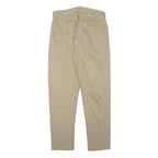LEVI'S Mens Jeans Beige Relaxed Straight Denim W30 L29 Classic Cotton Blend Zip
