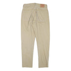 LEVI'S Mens Jeans Beige Relaxed Straight Denim W30 L29 Classic Cotton Blend Zip