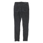 LEVI'S Womens Slim Skinny Black Denim W27 L28 Ripped Distressed Jeans Cotton