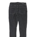 LEVI'S Womens Slim Skinny Black Denim W27 L28 Ripped Distressed Jeans Cotton