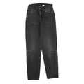 LEVI'S Womens Regular Fit Black Jeans Denim W30 L33 Classic Style Zip Closure