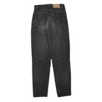 LEVI'S Womens Regular Fit Black Jeans Denim W30 L33 Classic Style Zip Closure