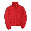HEAD Mens Red Jacket S Polyester Blend Plain Zip Closure Casual Sport Style