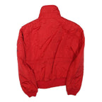 HEAD Mens Red Jacket S Polyester Blend Plain Zip Closure Casual Sport Style